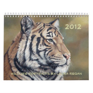 2012 Twaalf maanden Wildlife Art Agenda Kalender