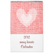 2012 veel hartenkalender kalender (Hoes)