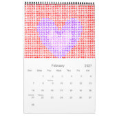 2012 veel hartenkalender kalender (Feb 2027)
