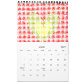 2012 veel hartenkalender kalender (Mar 2027)