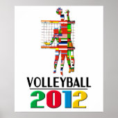 2012: Volleybal Poster (Voorkant)