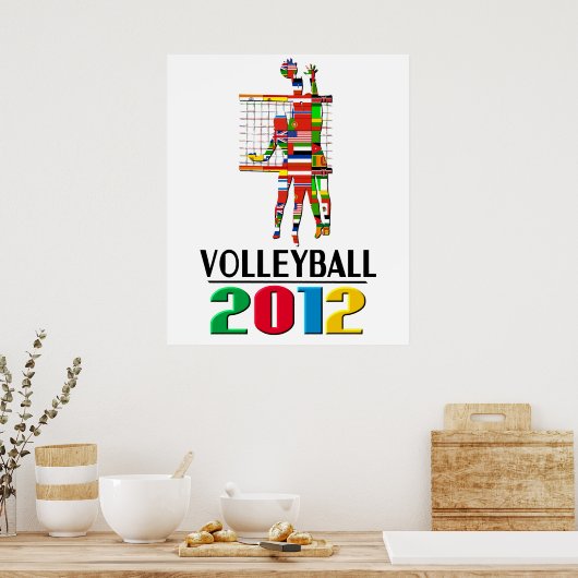 2012: Volleybal Poster (Keuken)