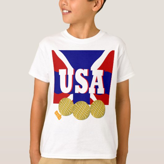 2012 VS Sporteert Gold Medal KidsT-shirt Gift T-shirt (Voorkant)