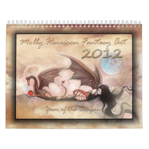 2012 Wandkalender Draken en feeën Kalender