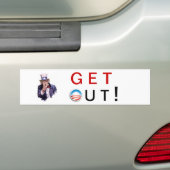 2012 Wegwezen Bumpersticker (Op auto)
