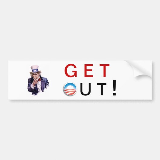 2012 Wegwezen Bumpersticker (Voorkant)