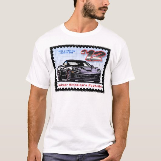 2012 Z06 Centennial Edition Corvette T-shirt (Voorkant)