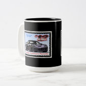 2012 Z06 Centennial Edition Corvette Tweekleurige Koffiemok (Voorkant links)
