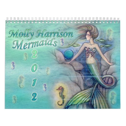 2012 Zeemeermin Kalender van Molly Harrison (Hoes)