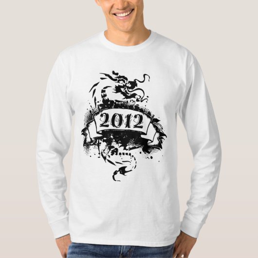 2012 - Zwarte draak,  - T-shirt (Voorkant)