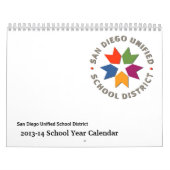 2013-14 San Diego Unified School Agenda Kalender (Hoes)