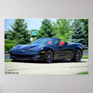 2013 60ste Jubileum C6 Corvette 427 cabriolet Poster