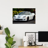 2013 60ste Jubileum C6 Corvette ZR1 Poster (Thuiskantoor)