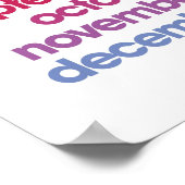 2013 Agenda Poster - Wit (Hoek)