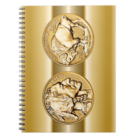 2013 American Buffalo Proof Gold Coin ~  USA Notitieboek (Voorkant)