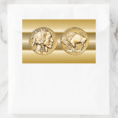 2013 American Buffalo Proof Gold Coin ~ USA Rechthoekige Sticker (Tas)