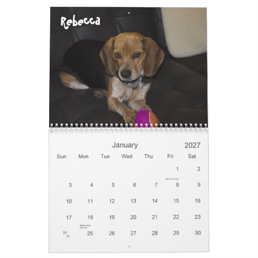 2013 Atlanta Beagle Rescue Calendar Kalender (Jan 2027)