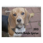 2013 Atlanta Beagle Rescue Calendar Kalender (Hoes)