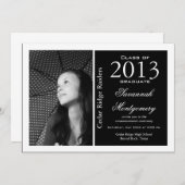 2013 Berichten over middelbare school (zwart) Kaart (Voorkant / Achterkant)