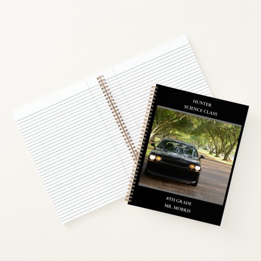 2013 Black Muscle Sportwagen Notitieboek (Binnen)