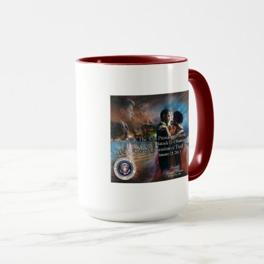 2013 Commemerative Presidential Inauguration Mok (Voorkant rechts)