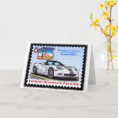 2013 Convertibele het Jubileum van het Korvet Kaart (Gele Bloem)