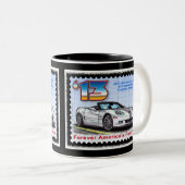2013 Corvette 60e Jubileum Converteerbaar Tweekleurige Koffiemok (Voorkant rechts)