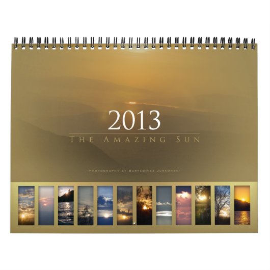 2013 - De verbluffende zonkalender Kalender (Hoes)