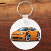 2013 Dodge Dart Oranje auto Sleutelhanger (Voorkant)