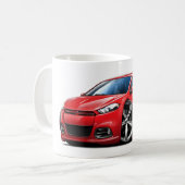 2013 Dodge Dart Red Car Koffiemok (Voorkant links)
