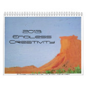 2013: eindeloze creativiteitscalender kalender (Hoes)