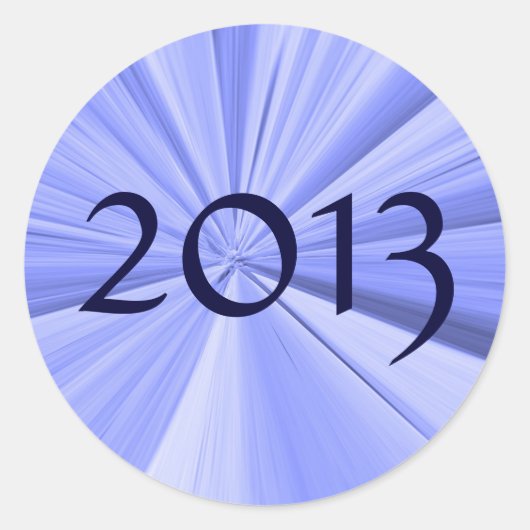 2013 Envelopzegel Ronde Sticker (Voorkant)