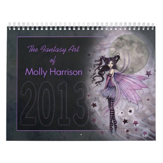 2013 Fantasy Art Kalender van Molly Harrison (Hoes)