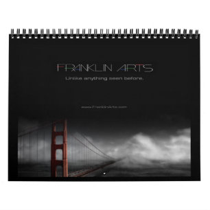2013 Golden Gate Bridge geïnspireerd kunstwerk Kalender