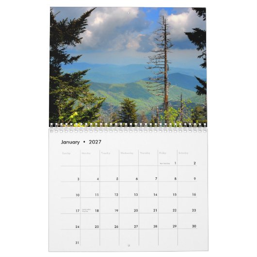 2013 Great Smoky Mountains Calendar Kalender (Jan 2027)
