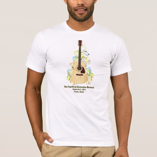 2013 Guitar Design Mannen T-shirt (Voorkant)
