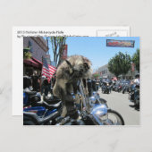 2013 Hollister Motorcycle Rally Briefkaart (Voorkant / Achterkant)