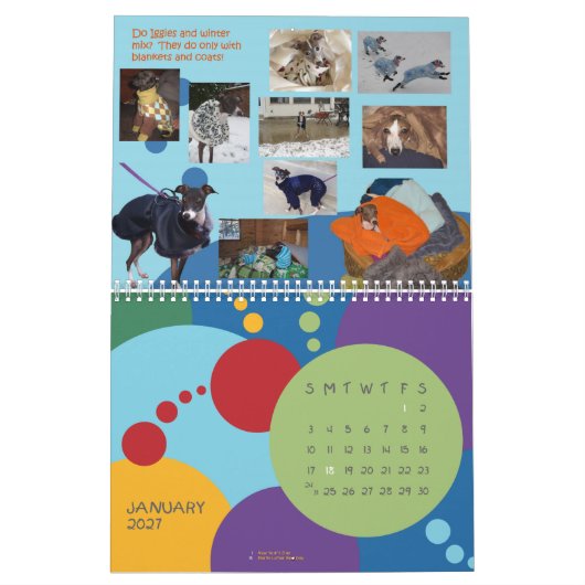2013 IGWhispers' 2013 Italiaanse agenda van Greyho Kalender (Jan 2027)