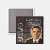 2013 Inaugurele Obama magneet (Voorkant / Achterkant)