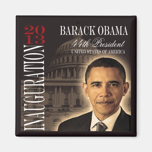 2013 Inaugurele Obama magneet (Voorkant)