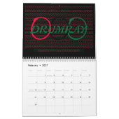 2013 is hier Yall Kalender (Feb 2027)