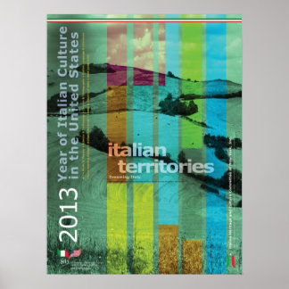 2013 Jaar van de Italiaanse cultuur Italië Reispos Poster
