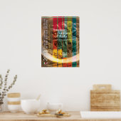 2013 Jaar van de Italiaanse cultuur Italië Voedsel Poster (Keuken)