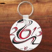 2013 - Jaar van de slang Sleutelhanger (Voorkant)