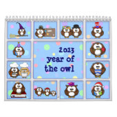 2013 jaar van de uil kalender (Hoes)