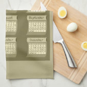 2013 kalender Bolts of Fabric Tea Kitchen dn Theedoek (Quarter Fold)