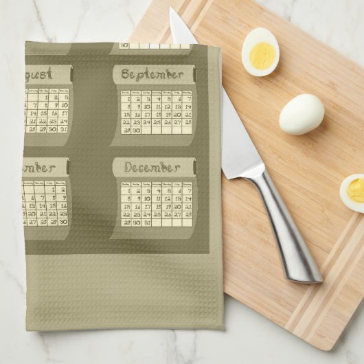 2013 kalender Bolts of Fabric Tea Kitchen dn Theedoek (Quarter Fold)