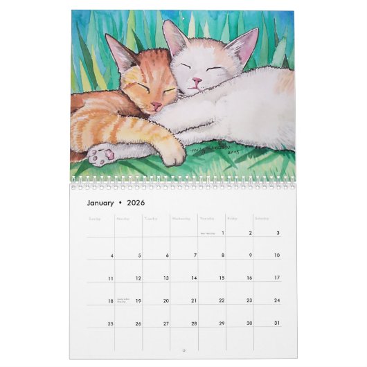 2013 Kattenkalender door Molly Harrison Kalender (Jan 2026)