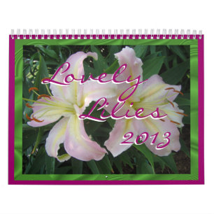 2013 Lilies kalender - personaliseer het