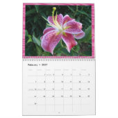 2013 Lilies kalender - personaliseer het (Feb 2027)
